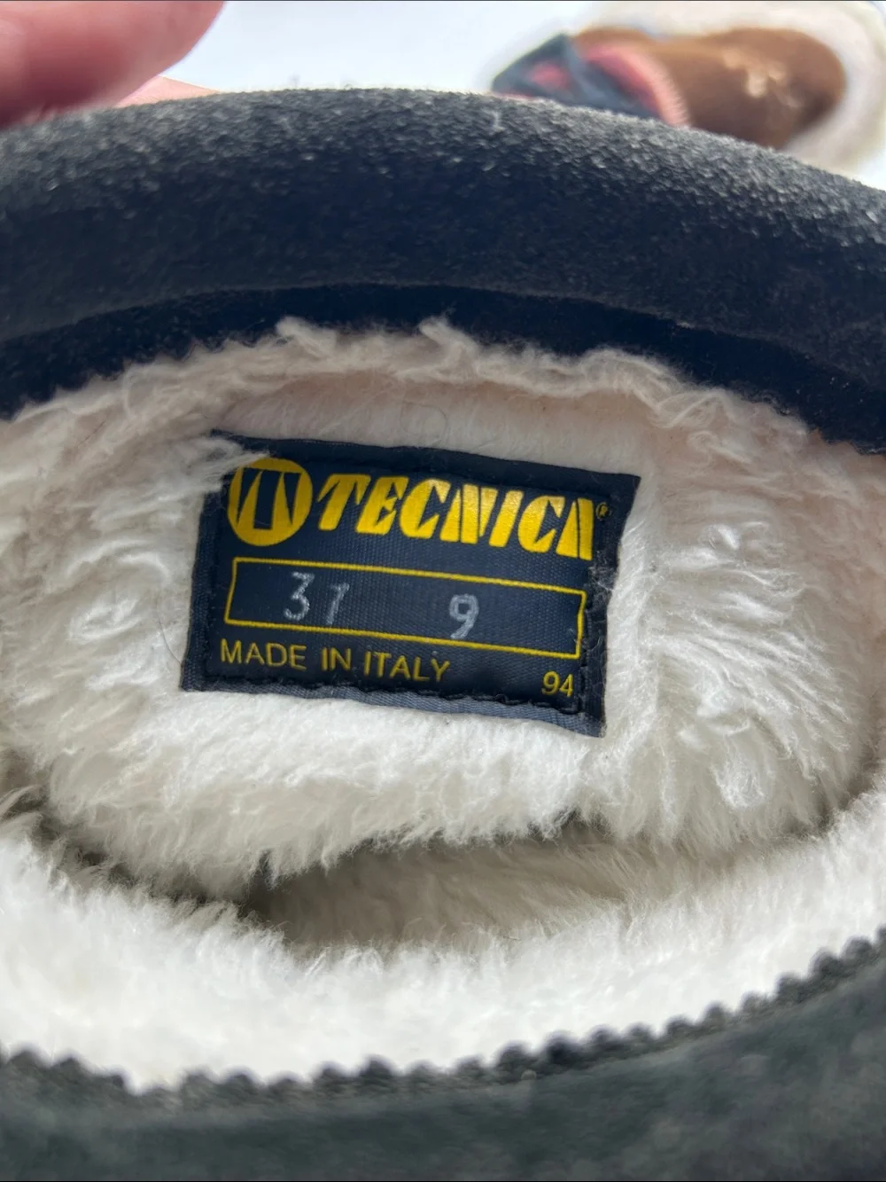 TECNICA 9 Fur/Wool/Suede Boots Vintage